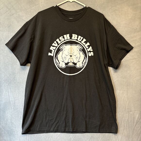 Lavish Bullys Shirt Mens 2XL Sponsor Animals Protection Dogs I Love Bullies - Picture 1 of 3